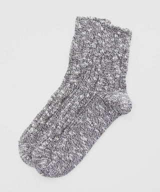 Cotton Jenny Socks - Black Melange