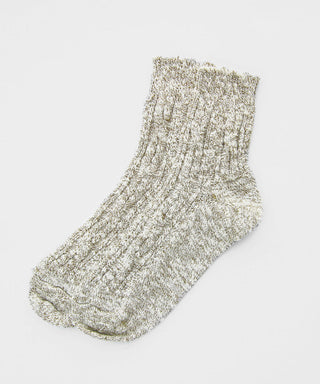Cotton Jenny Socks - Khaki Melange