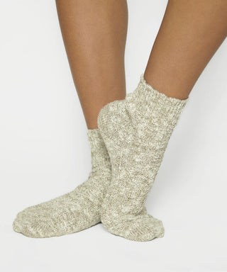Cotton Jenny Socks - Khaki Melange