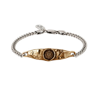 Direction Bronze Narrow Bar Bracelet