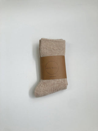 Iceland Wool Socks - Mushroom
