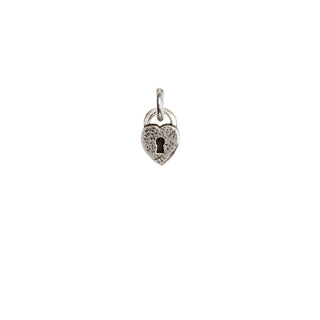 Heart Lock Symbol Charm