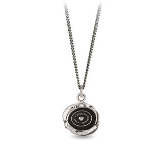 Heart Print Talisman Necklace