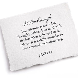 I Am Enough Talisman Necklace