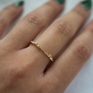 White Wisp Diamond Band