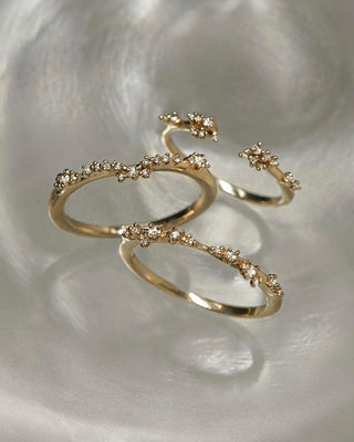 White Wisp Diamond Band