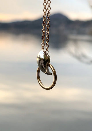 Lovebird Door Knocker Necklace - Special Order