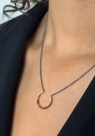 Luna Crescent Pendant - Special Order