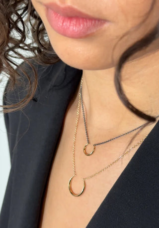 Luna Crescent Pendant - Special Order