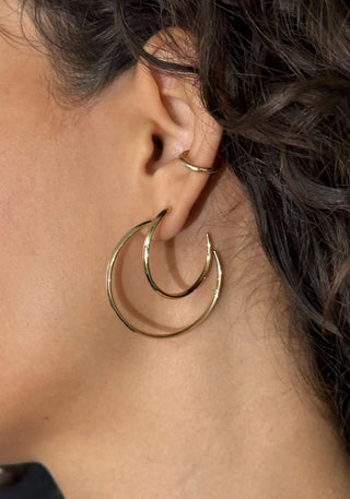 Luna Gold Hoops - Special Order