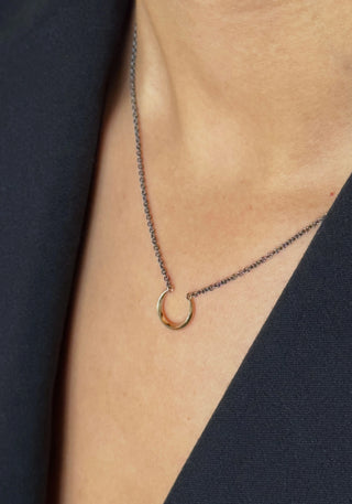 Luna Crescent Pendant - Special Order