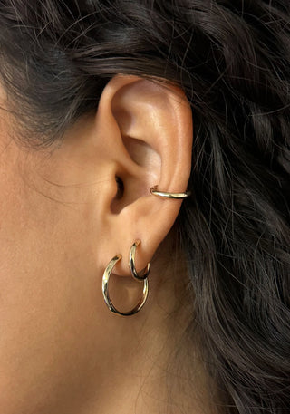 Luna Gold Hoops - Special Order