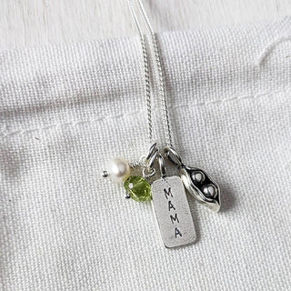 Mama & Two Peas Necklace