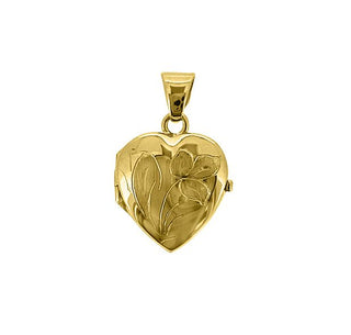 Yellow Gold Heart Locket