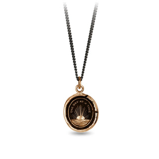 NEW- One Day at A Time Bronze Talisman Necklace - SPECIAL ORDER