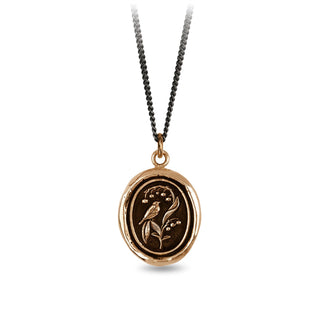 Return to Happiness Bronze Talisman Necklace - Special Order
