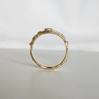 Moon Goddess Diamond Ring