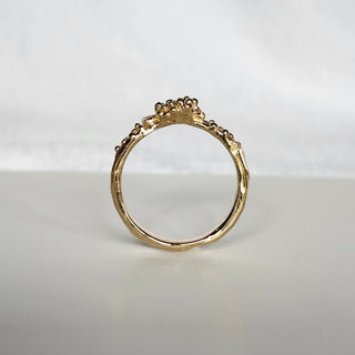 Mermaid Treasure Blue Sapphire & Diamond Ring