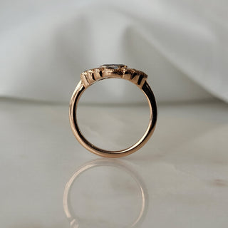 Blue Montana Sapphire and Diamond Ring