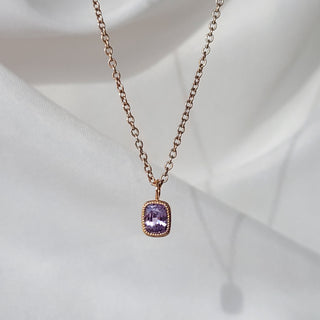 Lavender Purple Sapphire Pendant