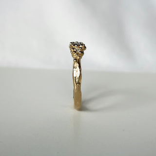 Mermaid Trinity Treasure Blue Sapphire Ring