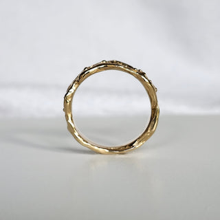 Wavy Stardust Diamond Ring