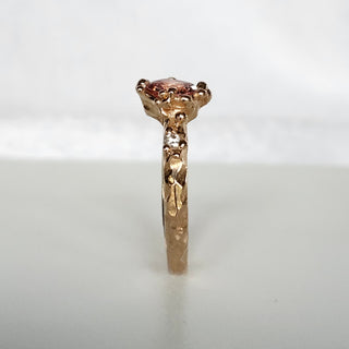 Mermaid Treasures Padparadscha Sapphire Ring