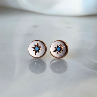 North Star Black Diamond Studs