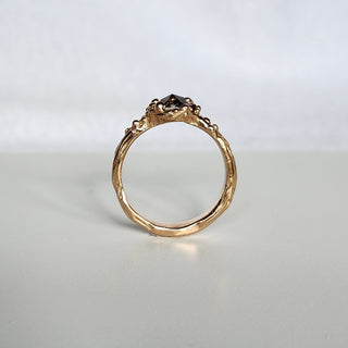 Mermaid Treasures Salt & Pepper Diamond Ring
