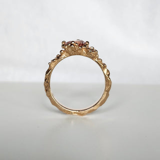 Mermaid Treasures Padparadscha Sapphire Ring