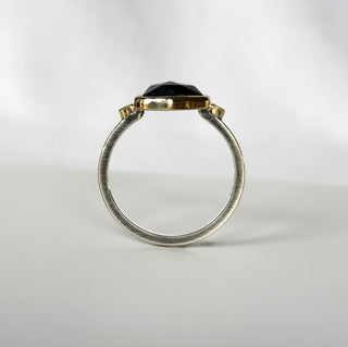 Australian Sapphire and Diamond Ring