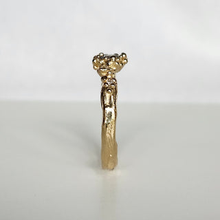 Mermaid Treasure Blue Sapphire & Diamond Ring