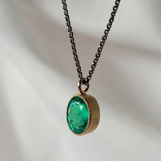Green Emerald Pendant