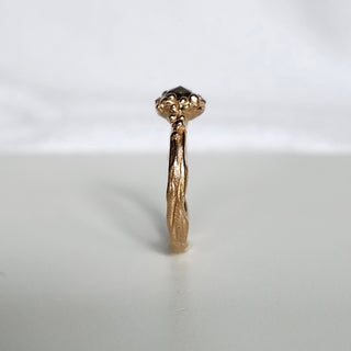 Mermaid Treasures Salt & Pepper Diamond Ring