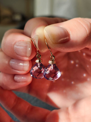 Amethyst Drop Earrings