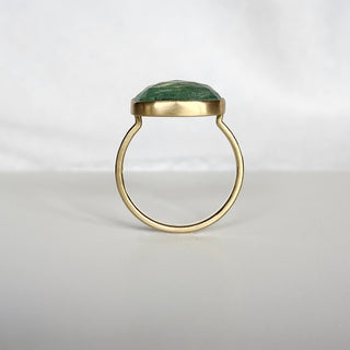 Mint Green Tourmaline Statement Ring