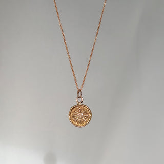 Direction 14k Rose Gold Talisman Necklace