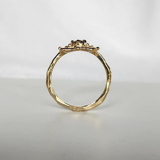 Ancient Star Teal Sapphire Ring