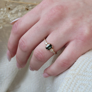 Emerald Cut Sapphire Ring
