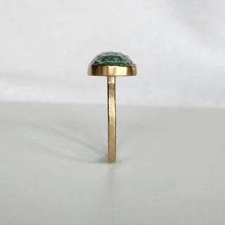 Mint Green Tourmaline Statement Ring