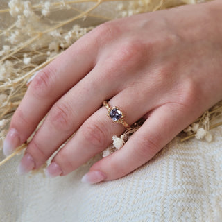Mermaid Treasure Purple Sapphire Ring
