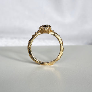 Mermaid Treasures Champagne Diamond Ring