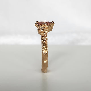 Mermaid Treasures Padparadscha Sapphire Ring