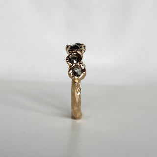 Barnacle Salt & Pepper Diamond Ring