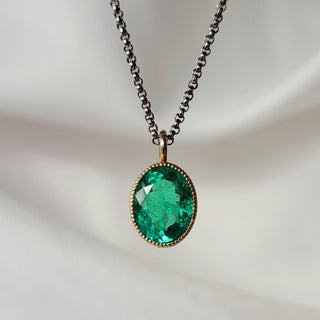 Green Emerald Pendant