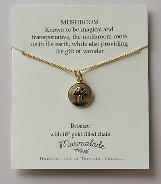 Mushroom Necklace