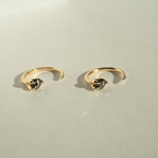 Shadow Nectar Salt & Pepper Diamond Earring