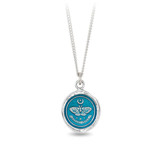 Seek The Light Talisman Necklace - Capri Blue