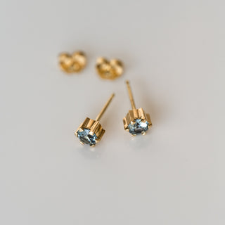 Starburst Sapphire Studs