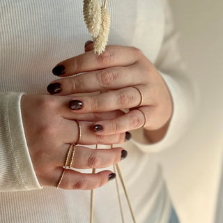 14K Gold-Filled Stacking Serpentine Bands